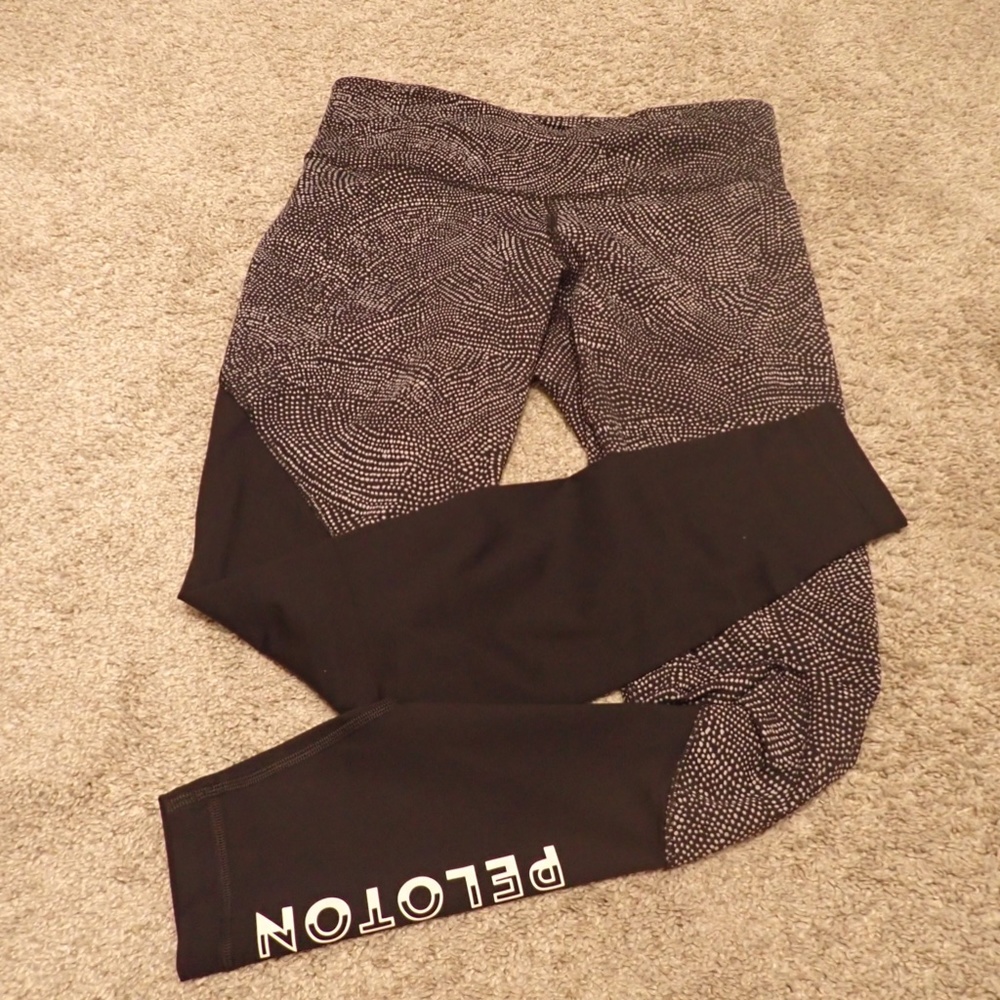 Lululemon X Peloton Color Block Leggings Size 6 - image 3